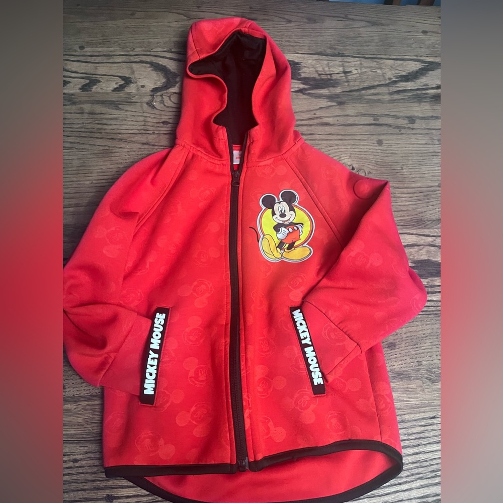 Mickey Mouse Kids Size 5 Hoodie w/ 2 Pockets!!